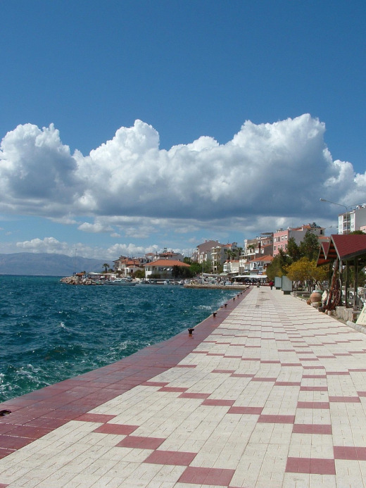 Çeşme plajı gerçek fotoğrafı